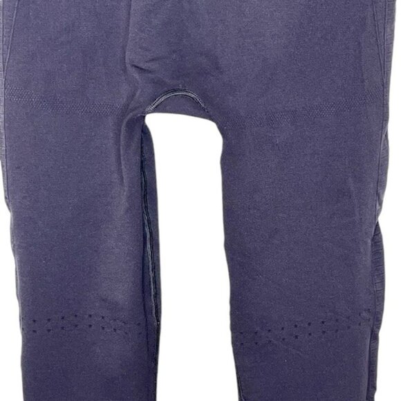 GYMSHARK Energy+ Seamless Stretch Cropped Eyelet Leggings Contoured - Black - L - Picture 10 of 12